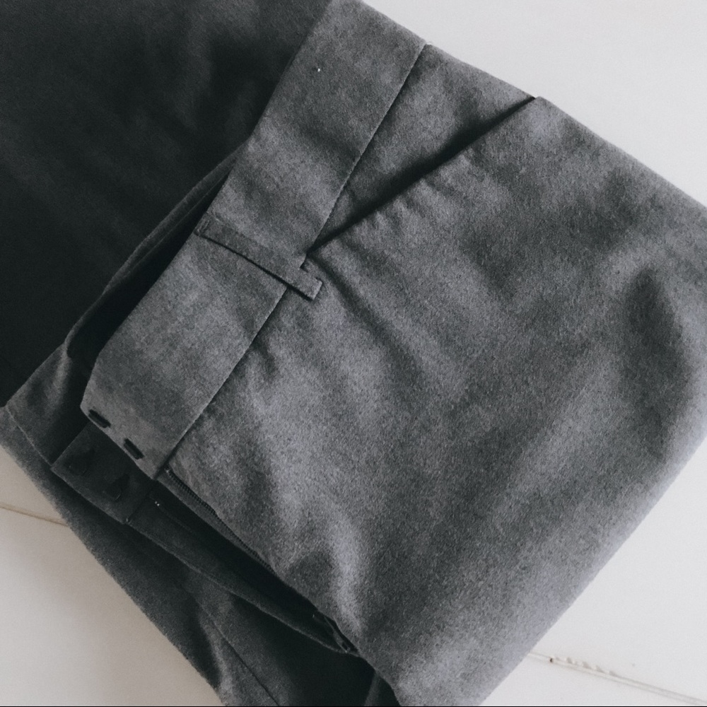 Express Dark Gray Editor Pants - image 4